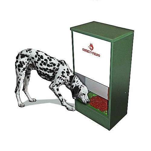Tolva Comedero Automático para Perros 230 V Programable