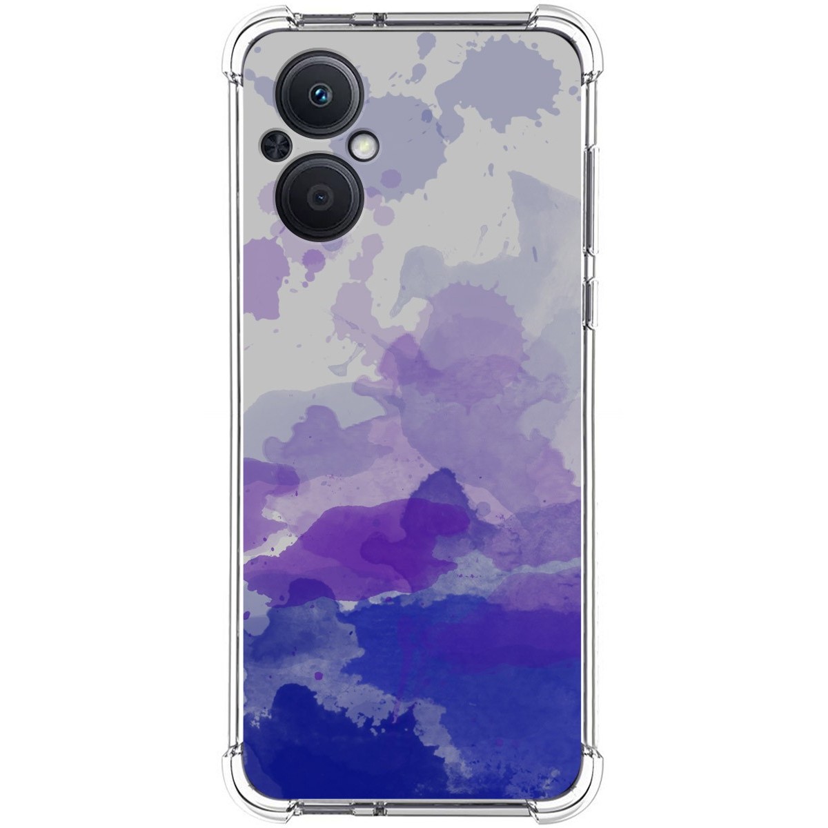 Funda Silicona Antigolpes para Oppo A96 5G diseño Acuarela 09 Dibujos