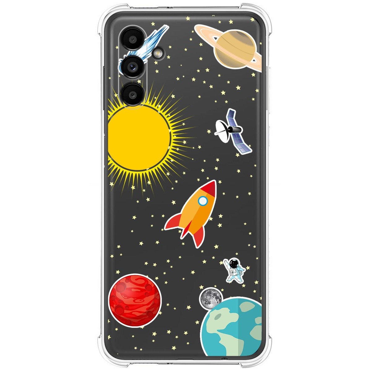 Funda Silicona Antigolpes para Samsung Galaxy A13 5G diseño Espacio Dibujos