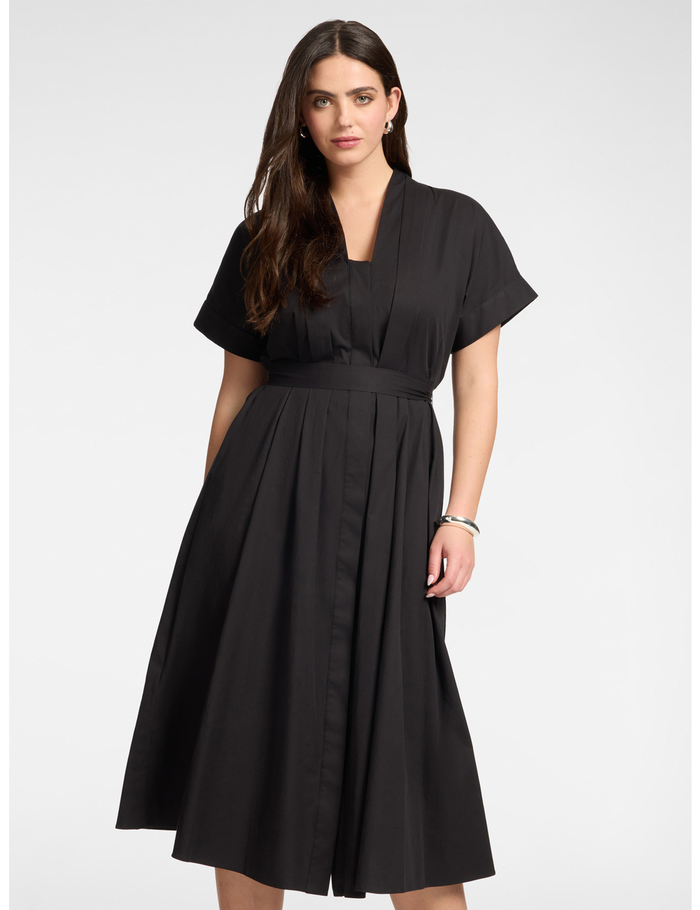 Elena Mirò - Vestido flare con cinturón
