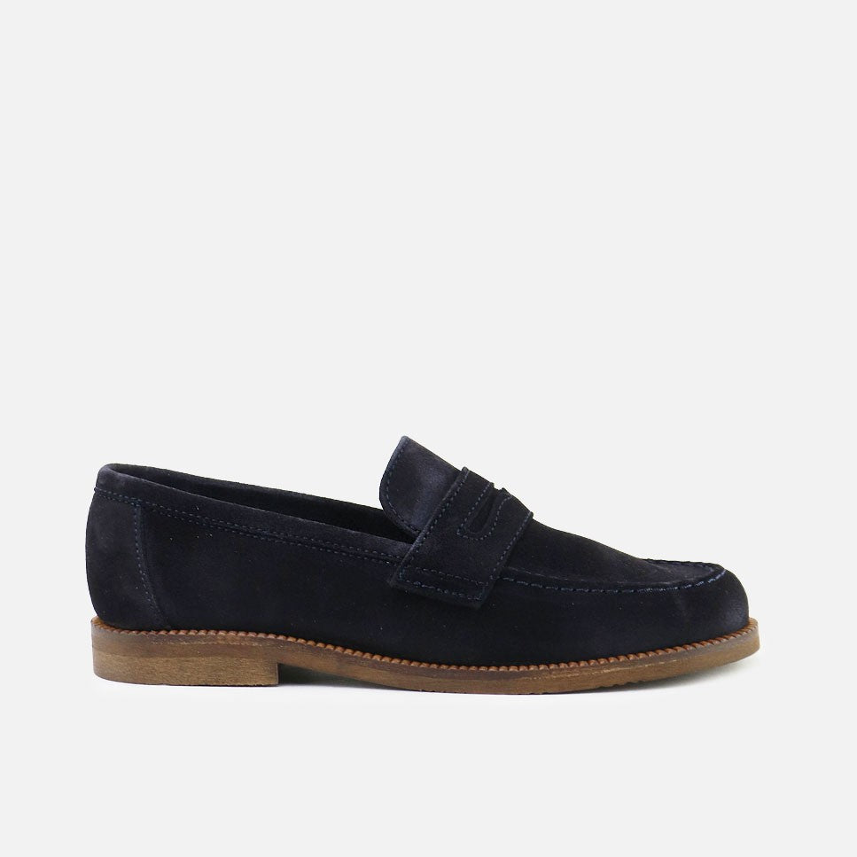 Mocasines Antifaz Serraje Marino Sibaritas | Eli 1957