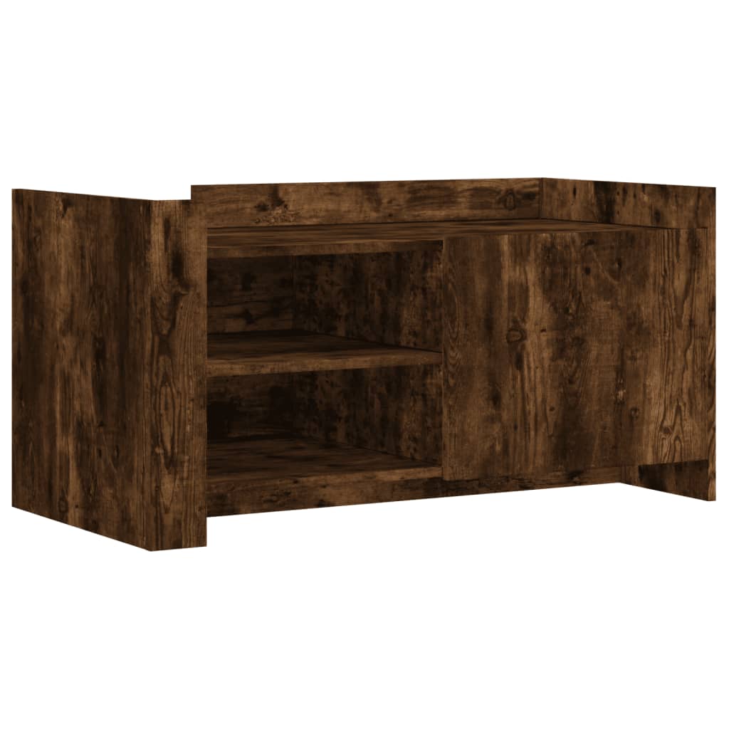 Vidaxl Mesa de Centro de Madera de Ingeniería 100x50x50 Cm Blanco