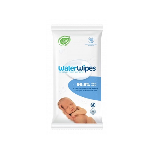 Waterwipes Toallitas Bio 28 Uds - Limpieza Suave para Pieles Sensibles