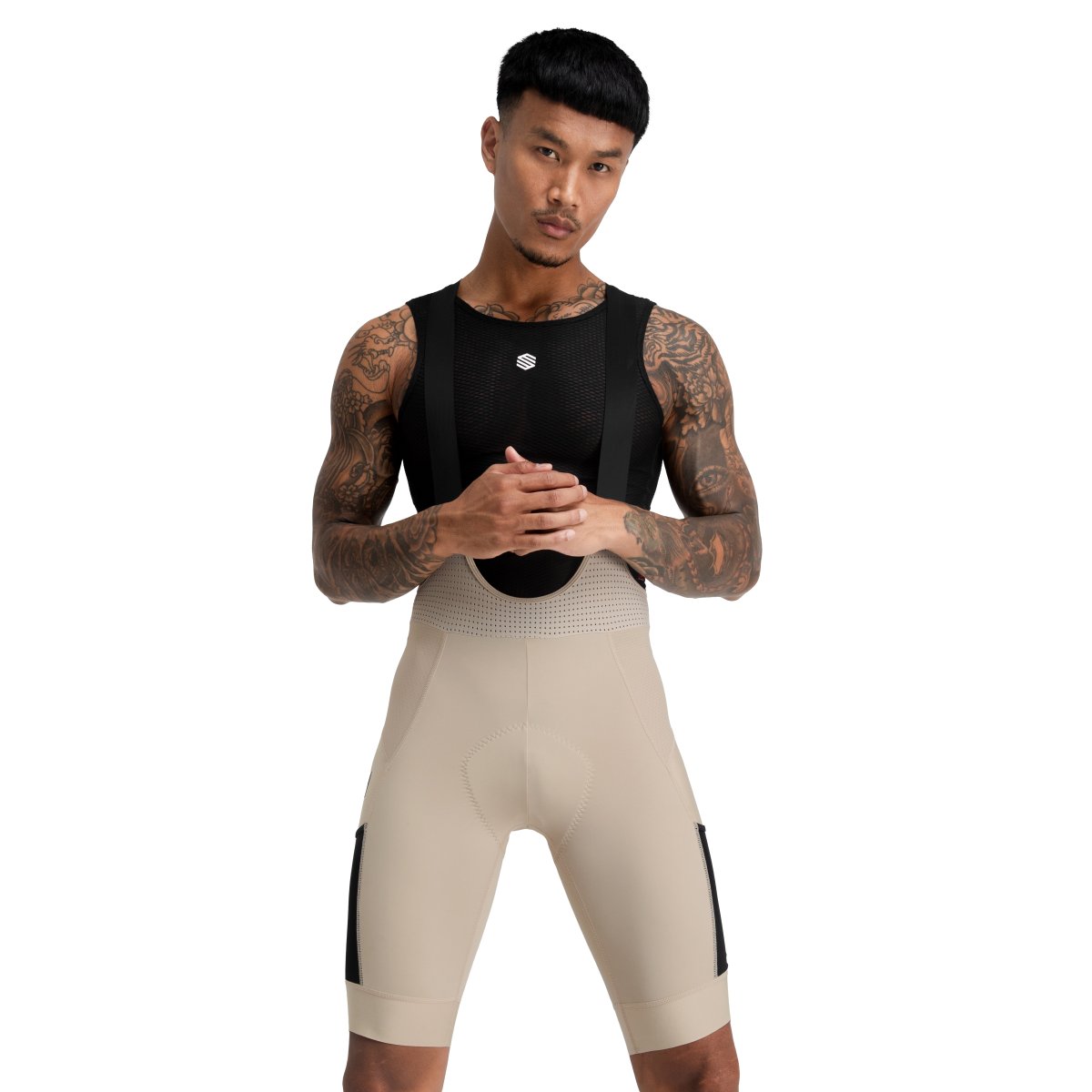 Siroko - Culotte con Tirantes DWR Ciclismo para Hombre_