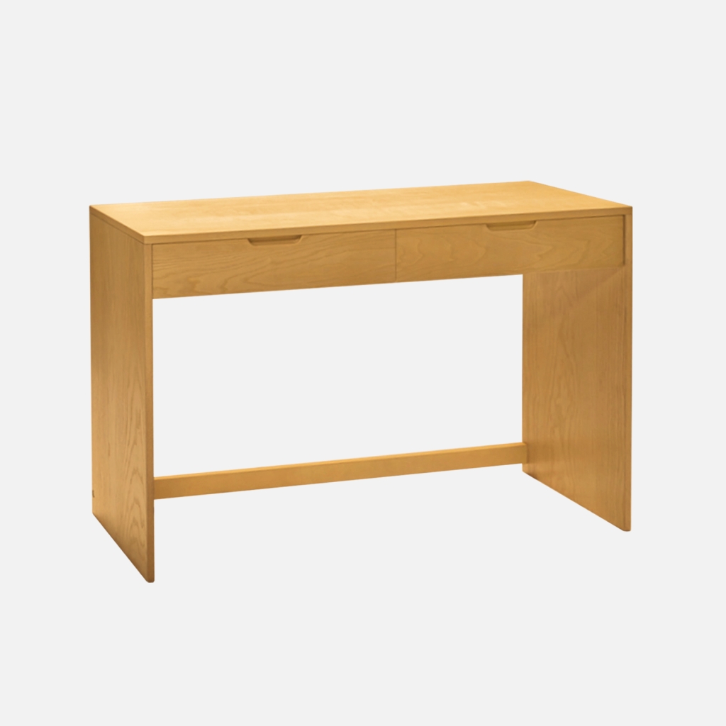 sweeek - Consola de madera con 2 cajones, 120cm  , Tania , 120x35x75