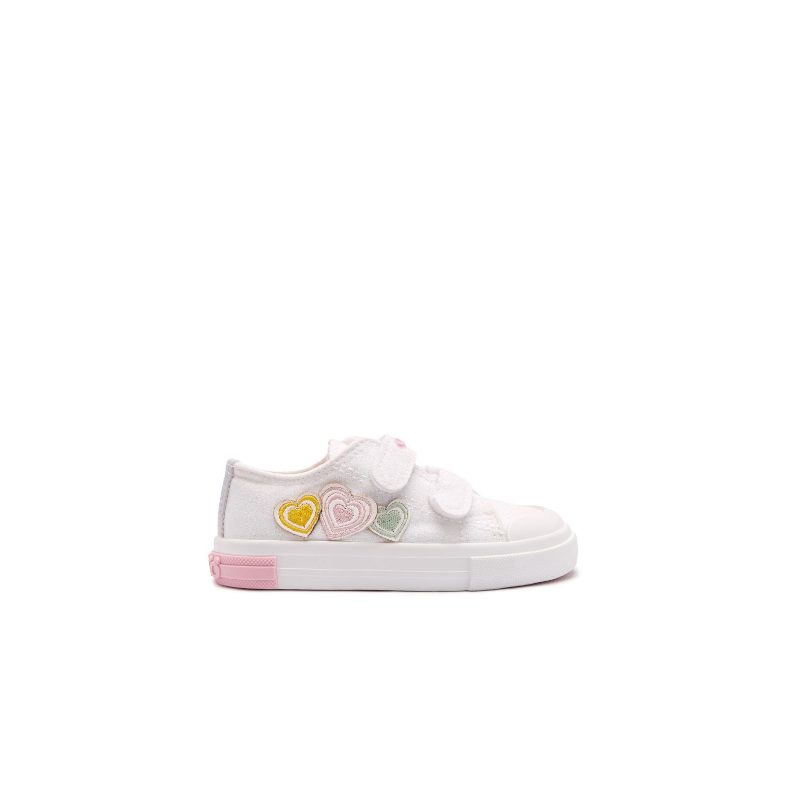 Conguitos - Zapatillas Bajas de Niña Estampado Corazones para Niña