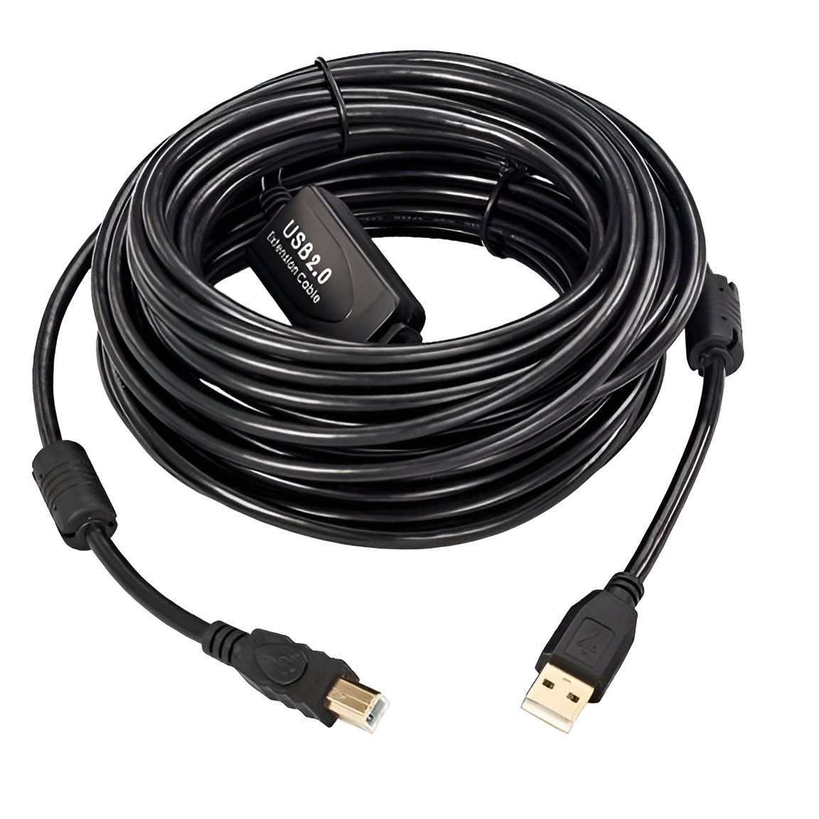 Cable Activo USB 2.0 A-B Microconnect de 5m para Ordenador