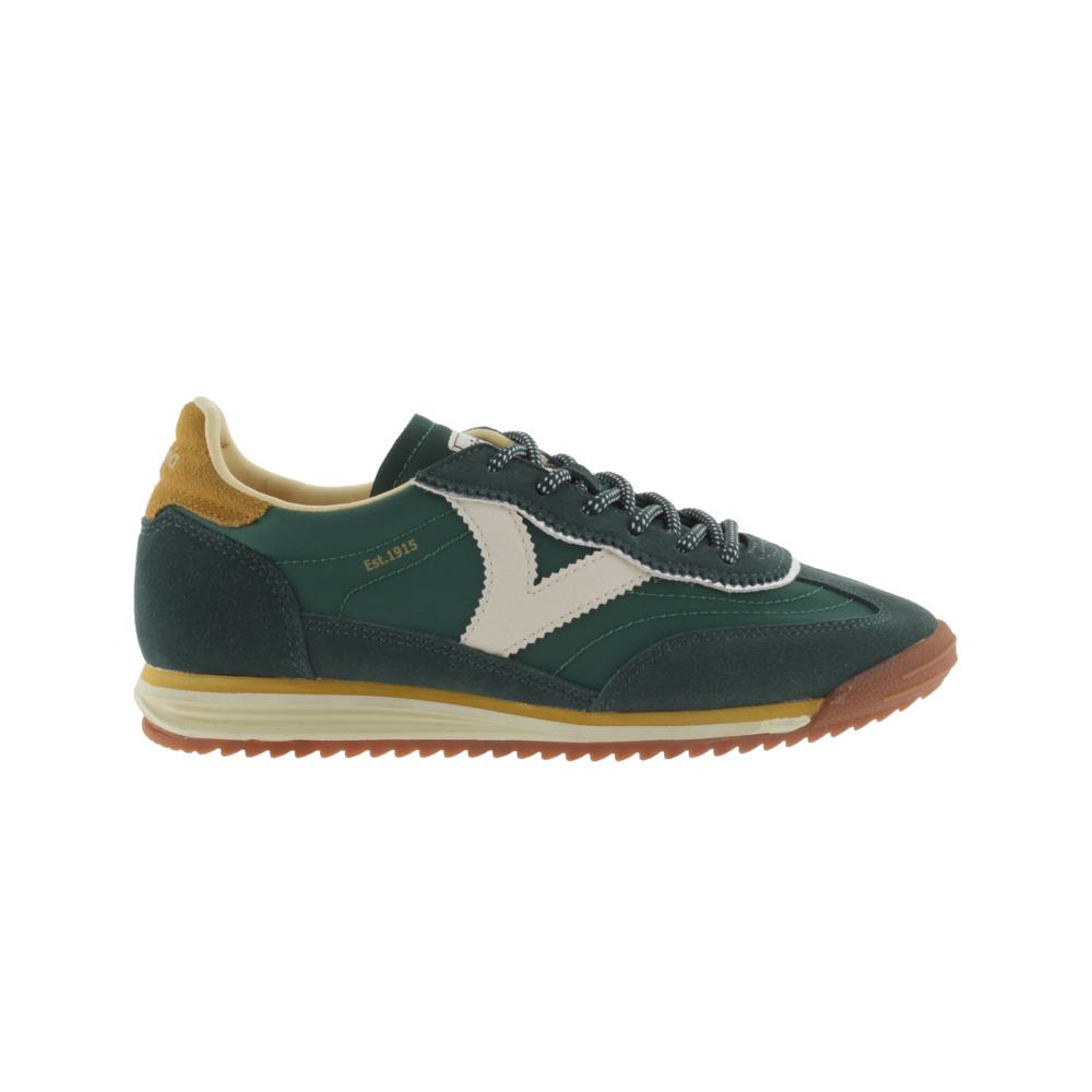 Victoria Saturno Zapatillas de nylon con piezas de color y serraje y suela en sierra 1158101