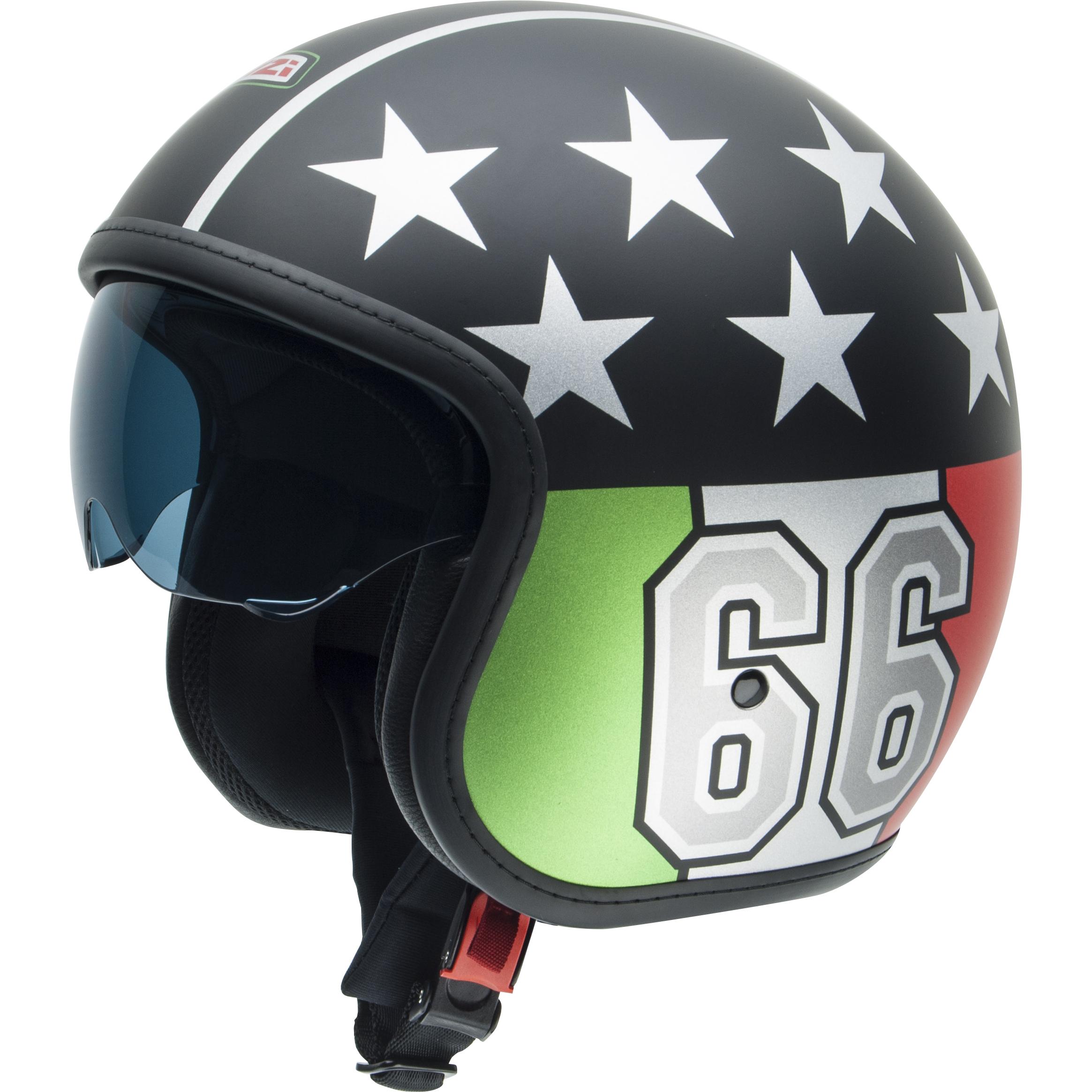 NZI Casco de Moto Jet Rolling 4 Sun | Homologado UNECE R.22.05 - Tallas XS-XXL