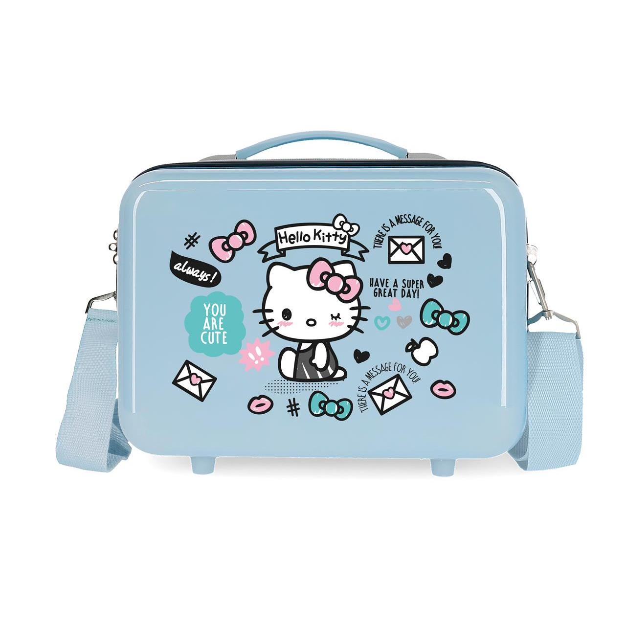 Hello Kitty Neceser De Viaje ABS You Are Cute Azul