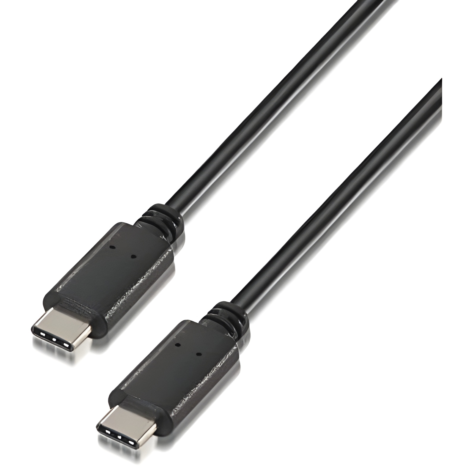 Aisens - cable usb 2.0 3a, tipo usb-c/m-usb-c/m, negro, 2.0m