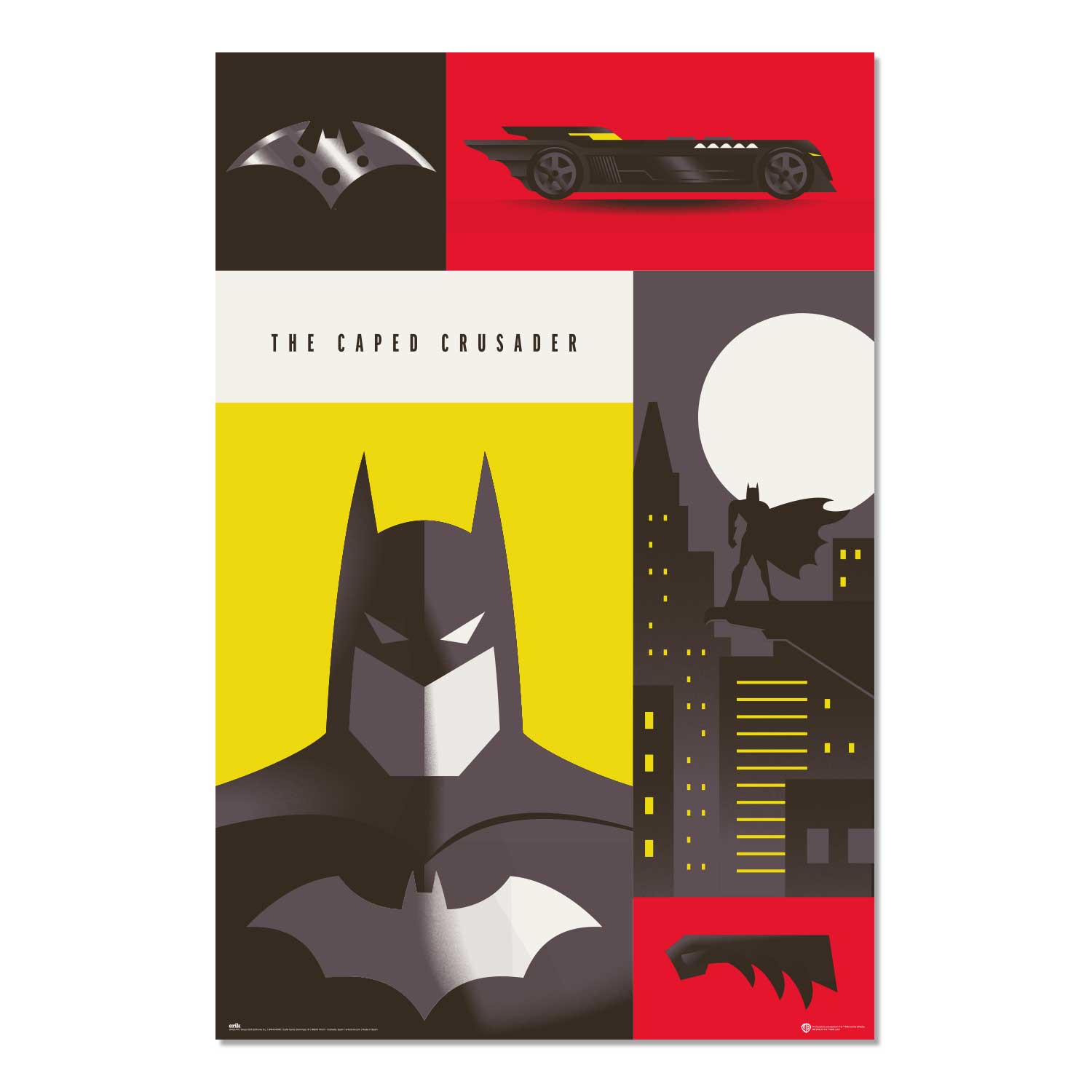 Poster batman 100 aniversario wb