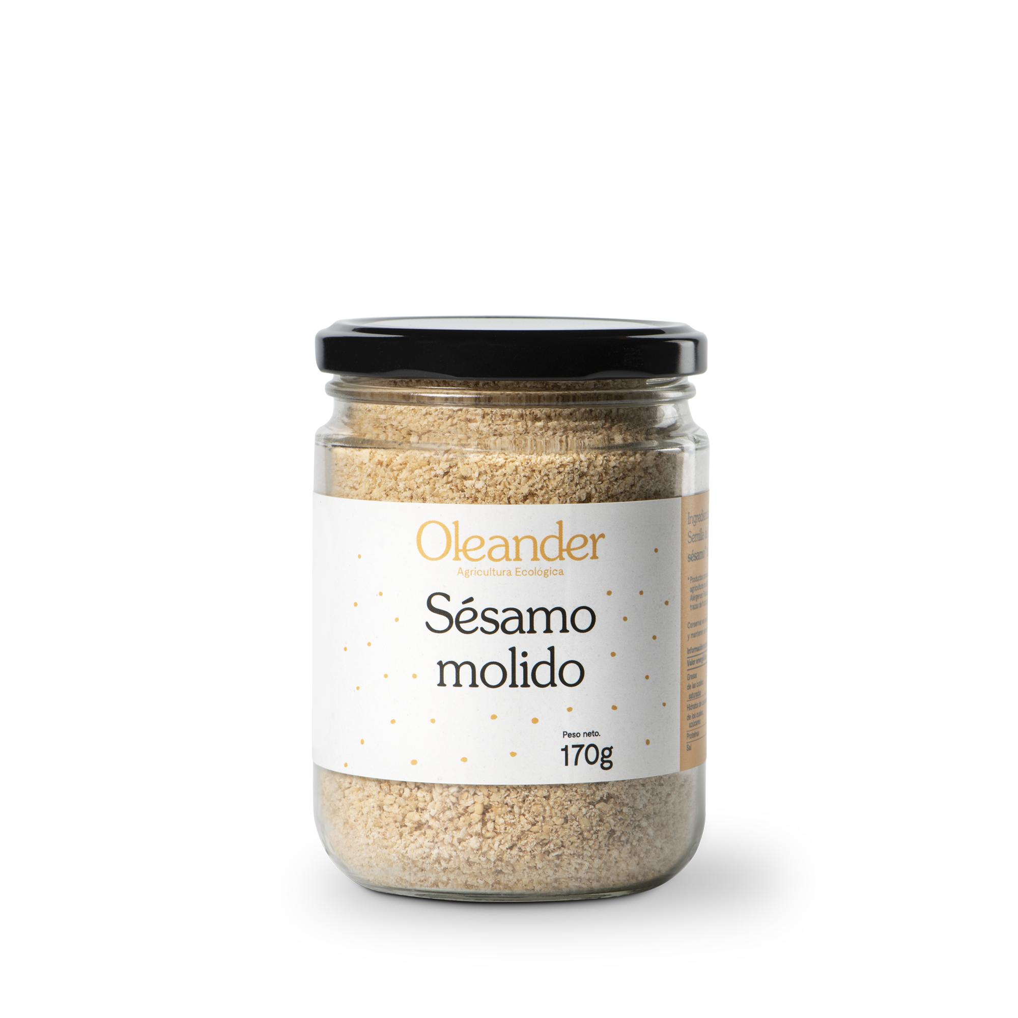 Sésamo Molido (sésamo tostado triturado sin sal) bio Oleander
