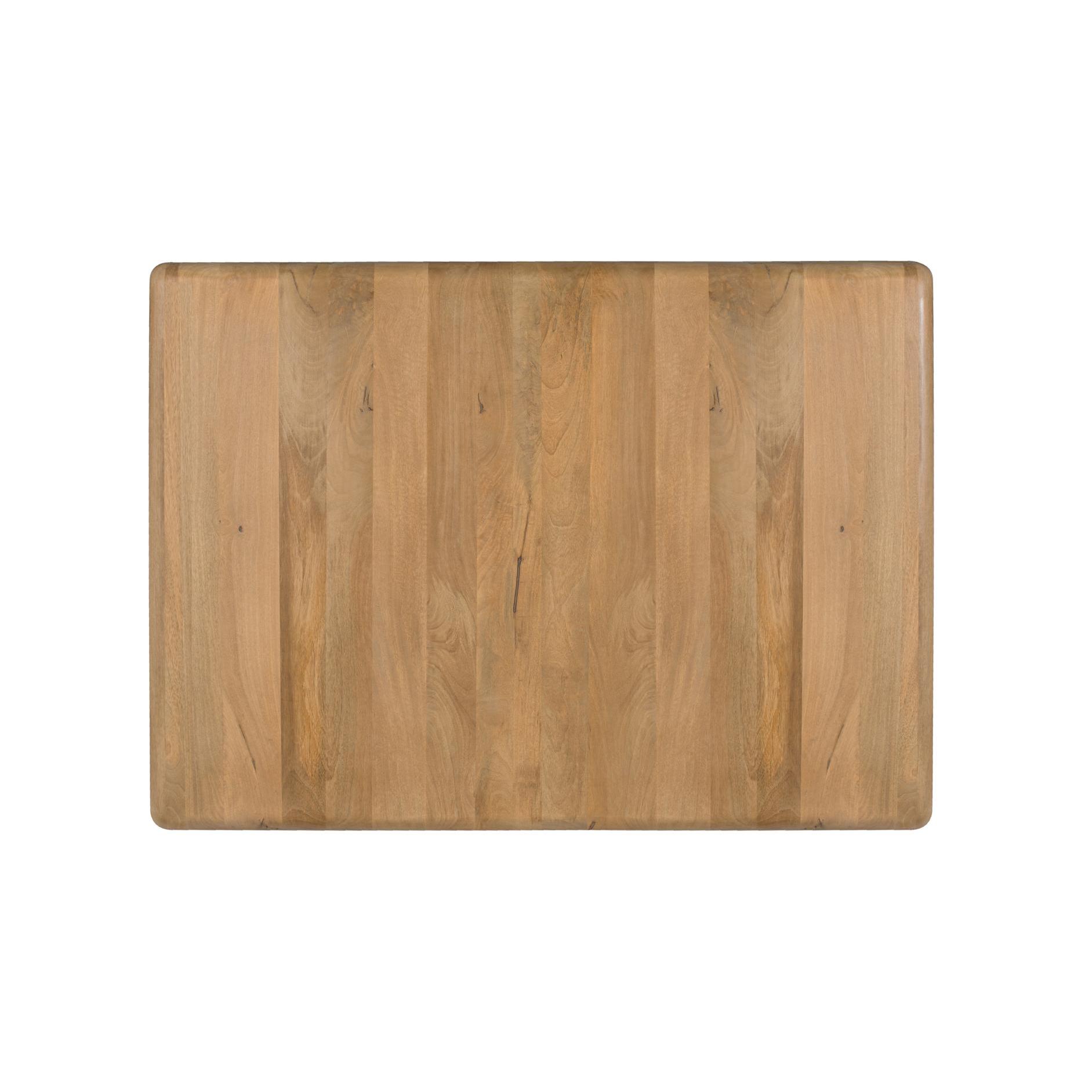 Cabezal fabricado en madera de mango con cantos en media caña