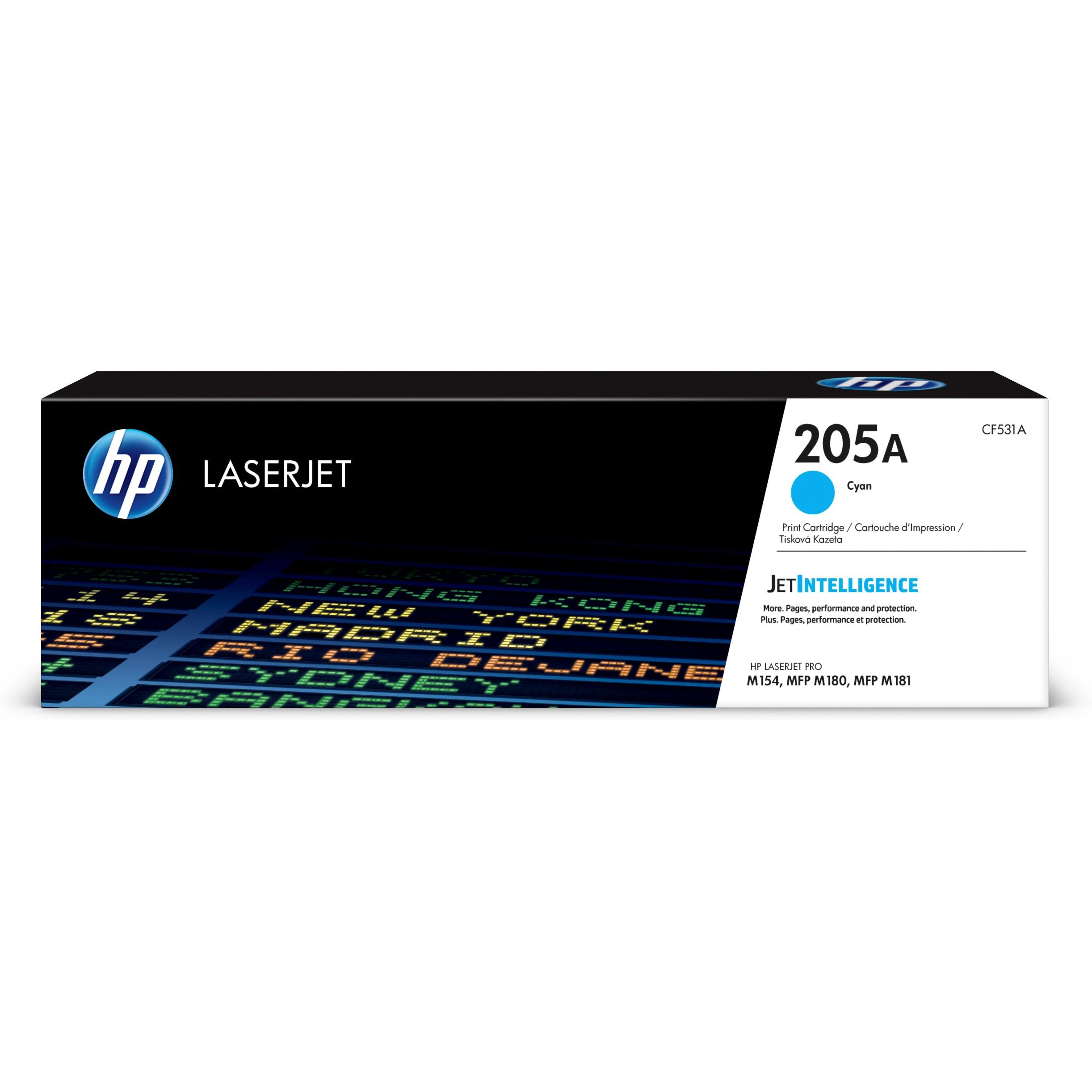 Cartucho de tóner Original LaserJet 205A cian