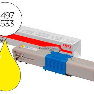 Liderpapel Toner Oki C301dn/c321dn Amarillo 1500 Paginas - Alta Calidad