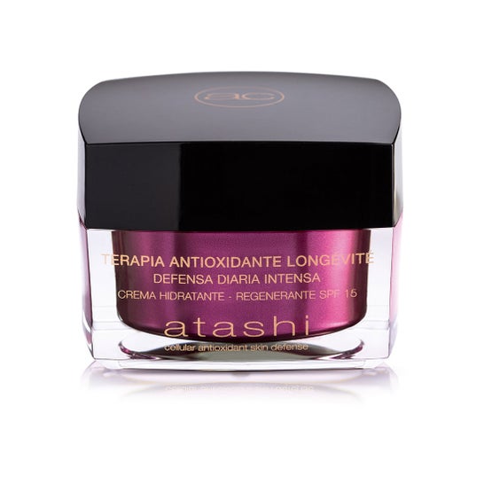 Atashi® Terapia Antioxidante Longévité Crema Hidratante Regenerante SPF15 50ml