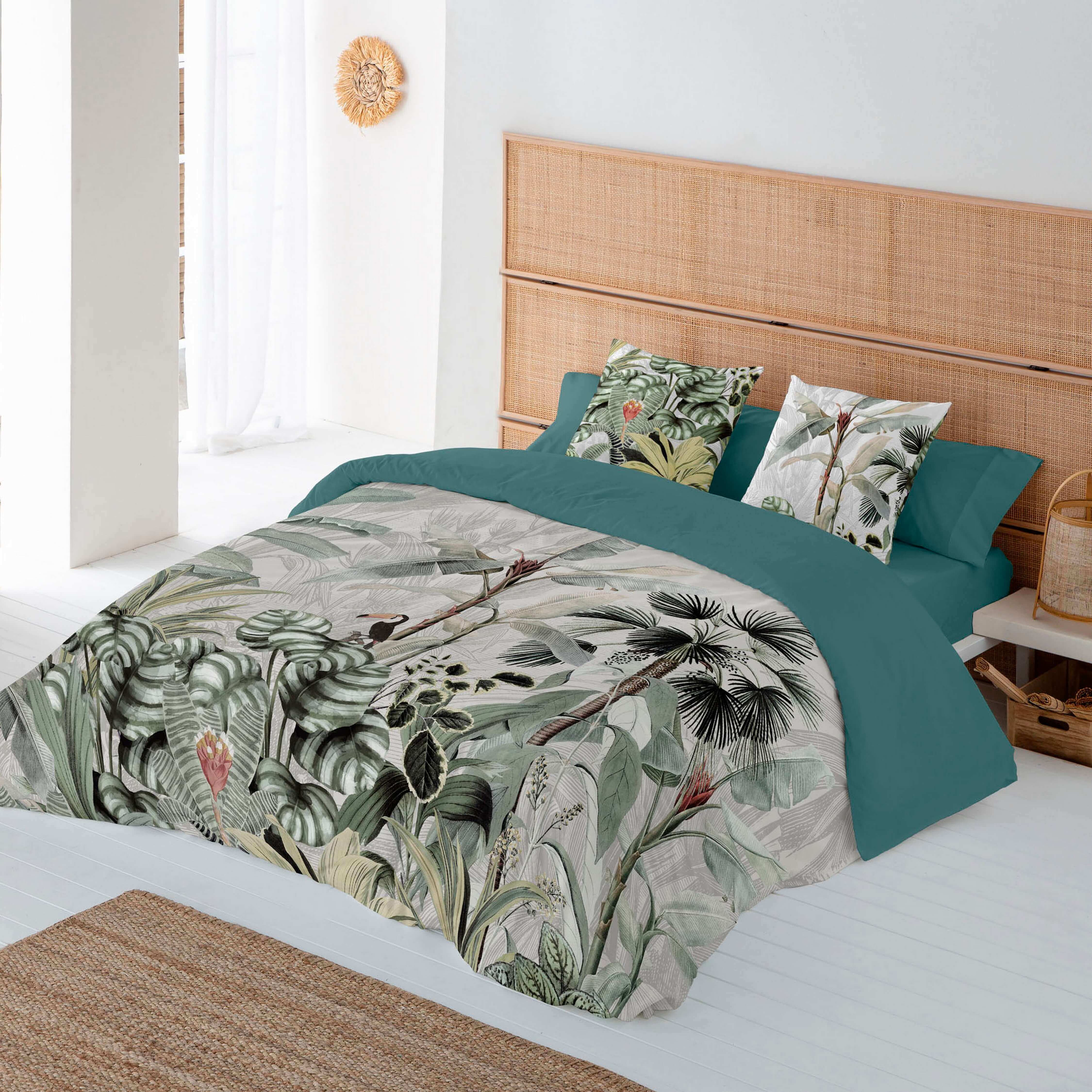 ICEHOME - Funda Nórdica Estampada 100% Algodón Extrasuave - Juego de Cama 2/3 Piezas Funda de Edredón y 1 o 2 Fundas de Almohada - Cama 90/135/150/180 - Fabricado en España