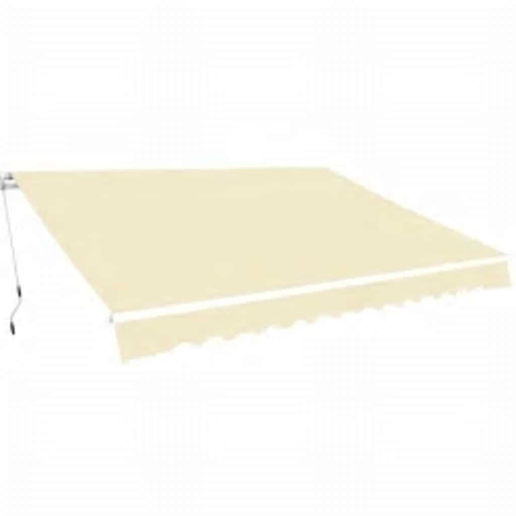 vidaXL Toldo Plegable de Operación Manual 600cm Multicolor Cortina Balcón