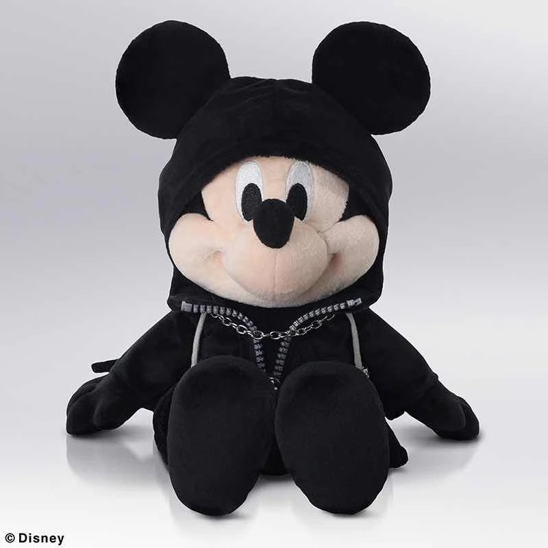 Square Enix - Peluche Rey Mickey de la serie Kingdom Hearts HPLZZZ04, diseño fiel y suavidad excepcional para coleccionistas y fans de la saga