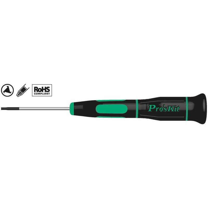 Proskit Destornillador de Precisión Tri-Wing 000 con Mango Ergonómico Antideslizante