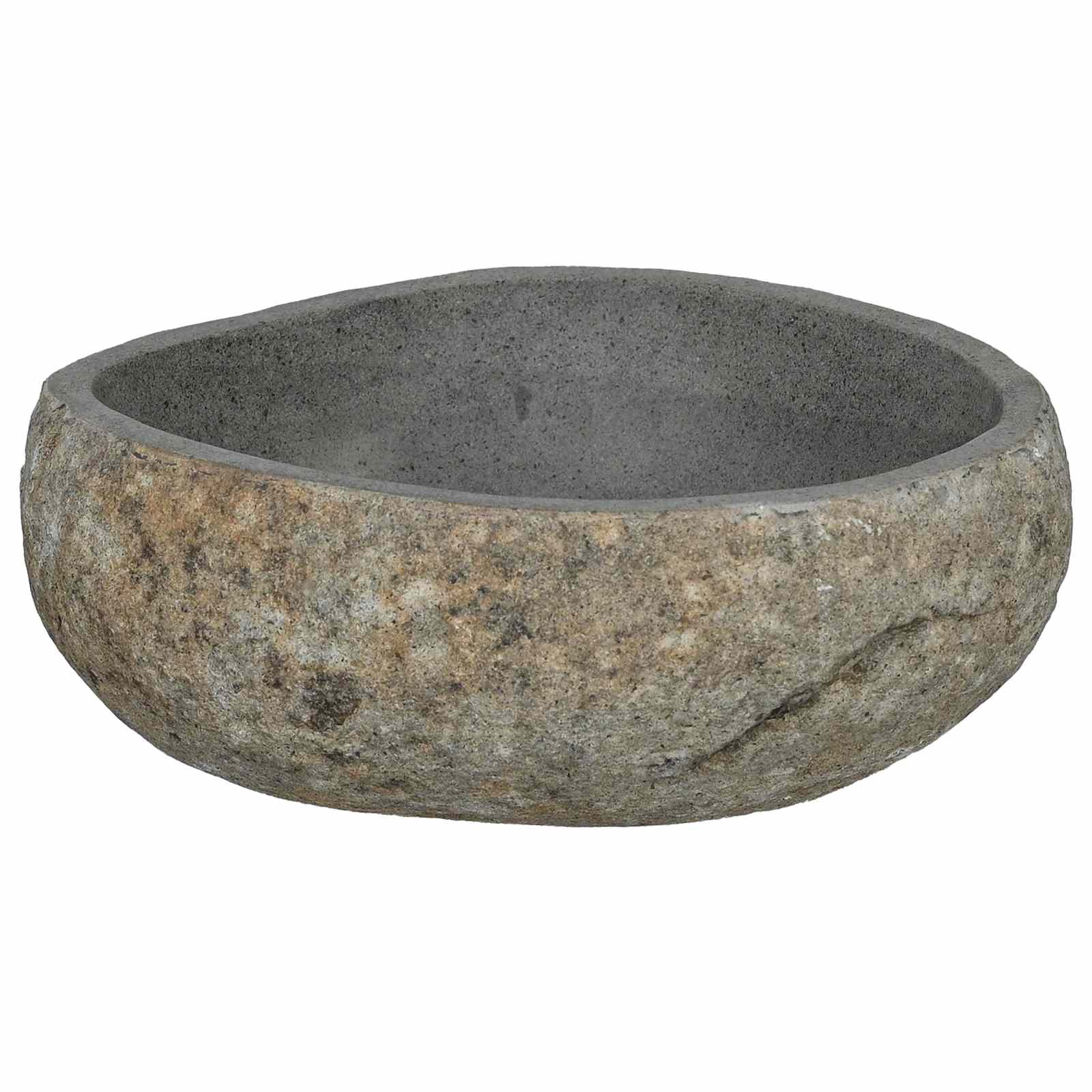 vidaXL Fregadero de Piedra Río Gris Claro 45 x 35 x 15 cm