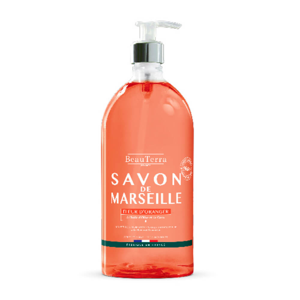 BeauTerra Jabón De Marsella Flor De Naranjo 1 litro