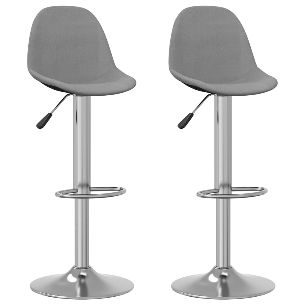 vidaXL Taburetes de cocina 2 unidades tela en color Crema/Gris/Marrón y más | cómodas modernas ergonómicas para comedor cocina salón hogar