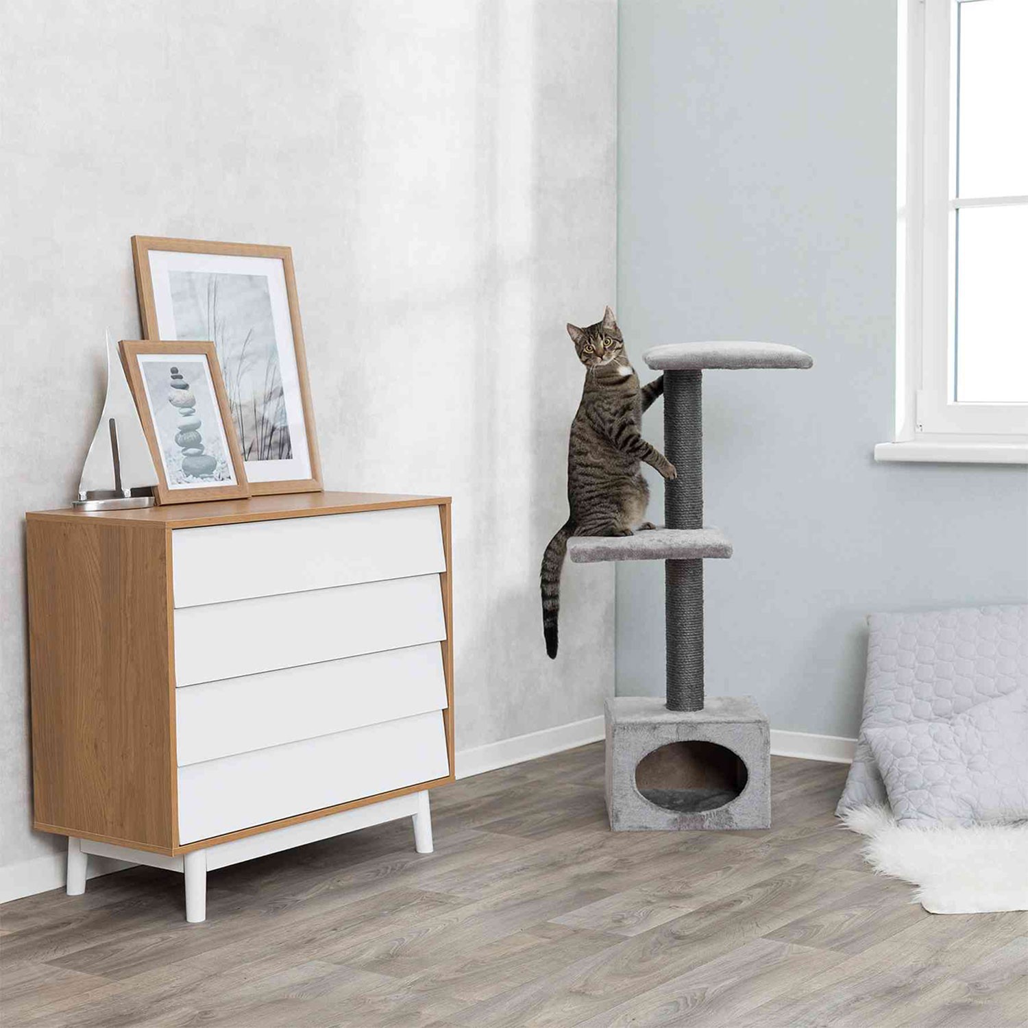 TRIXIE Poste Rascador Galeno gris