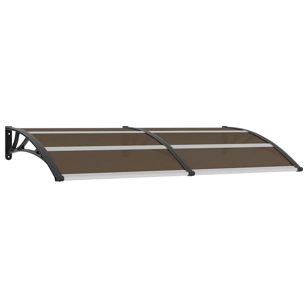 vidaXL Marquesina para puerta PC 200x100 cm