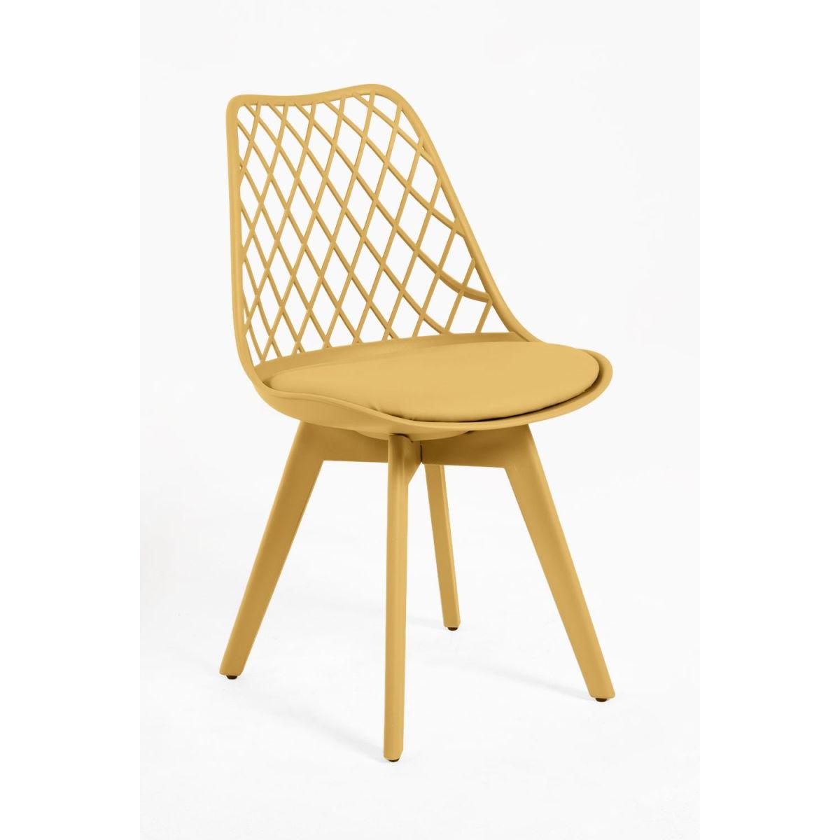 Regalos Miguel - Packs Sillas Comedor - Pack 6 Sillas Mima Suprym - Mostaza