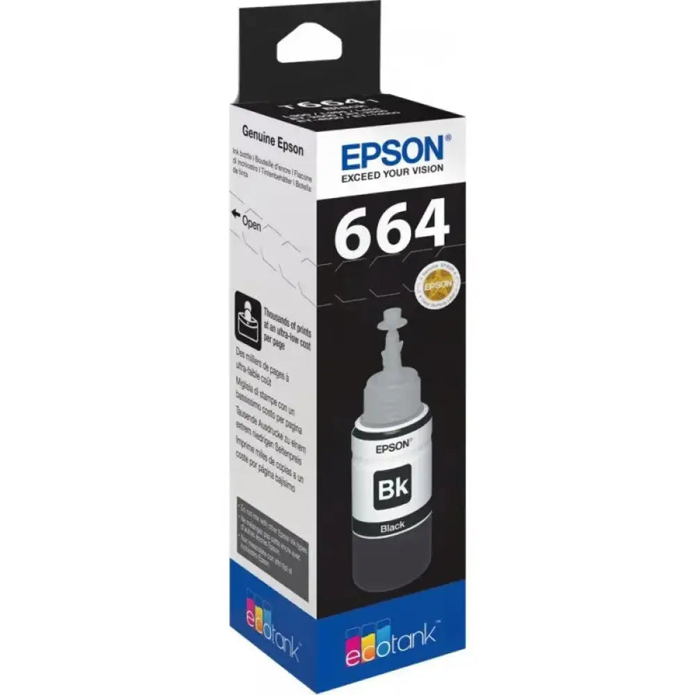Epson T6641 Negro Bote 70ml