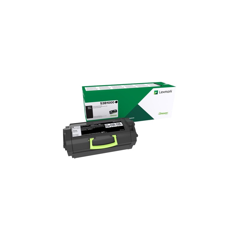 Lexmark - 53B2000 cartucho de tóner 1 pieza(s) Original Negro 53B2000