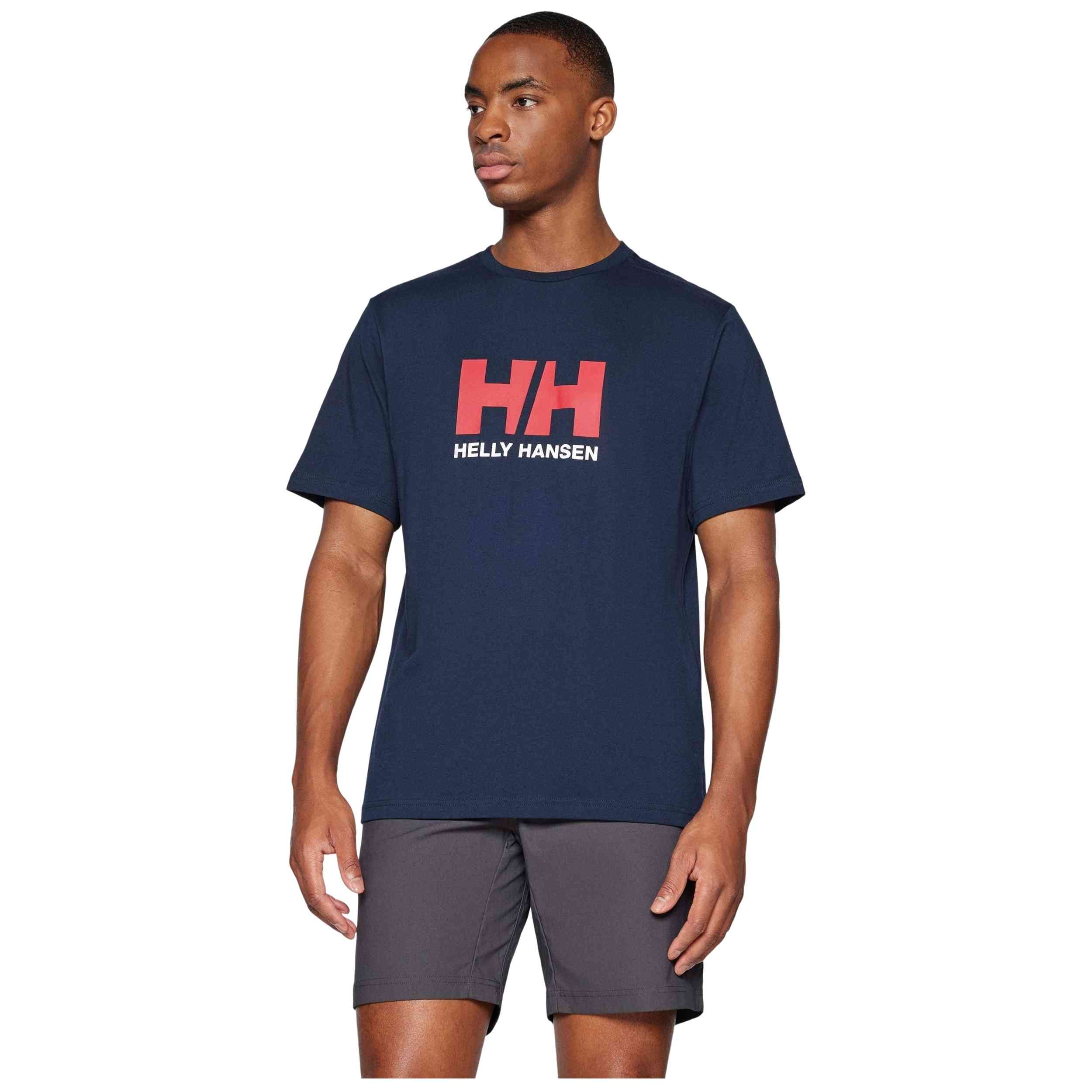 Camiseta Helly Hansen modelo Hh Logo T-Shirt 3.0 en color Azul