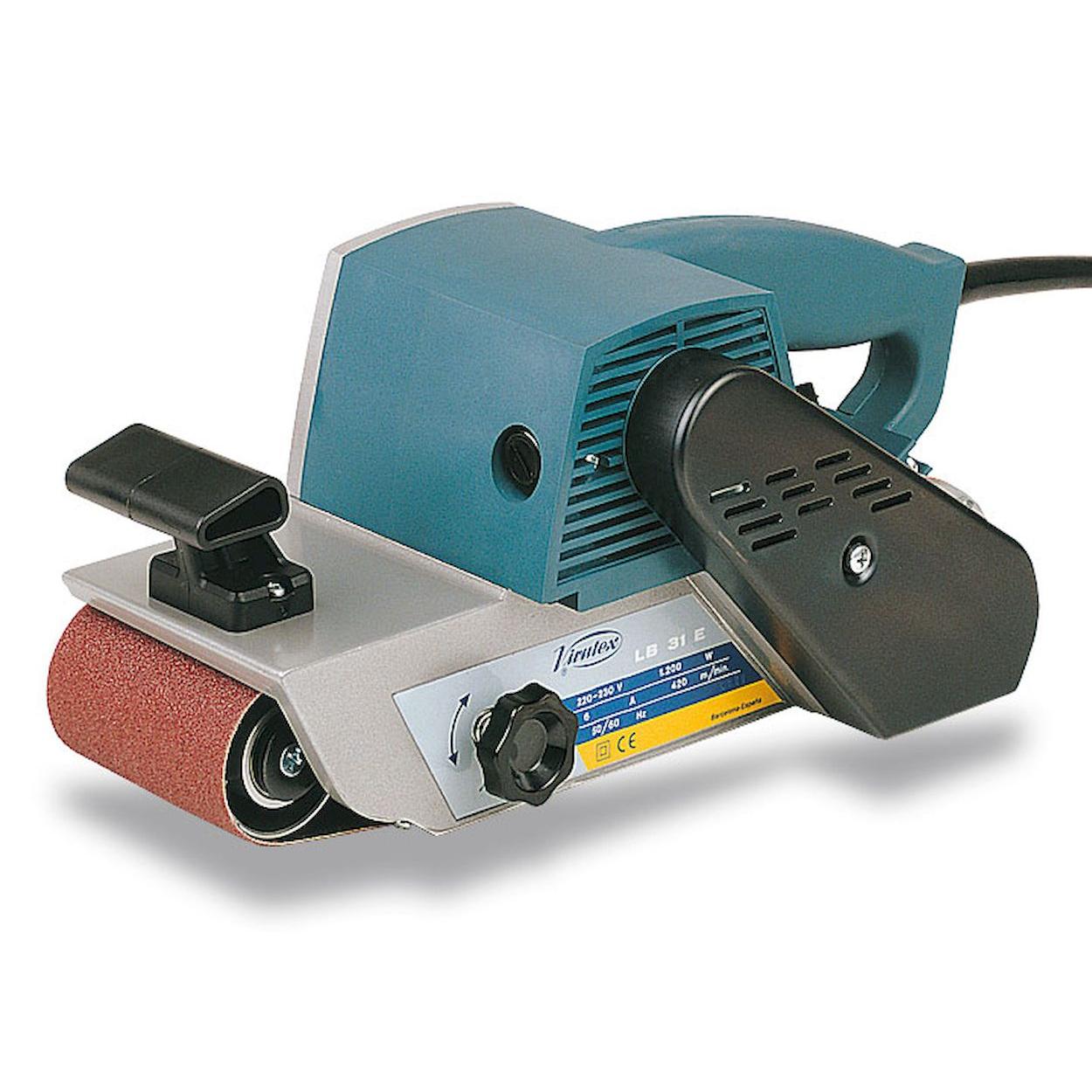Lijadora de banda 1200W toma de aspiración externa. LB31E Virutex