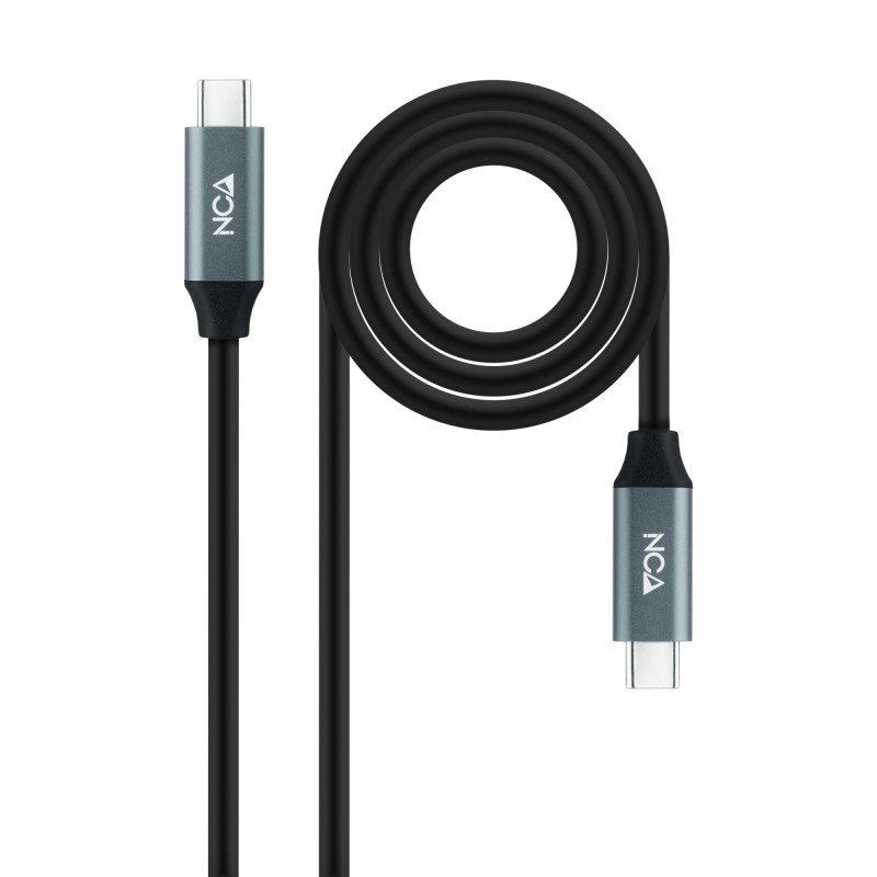 Nanocable - Cable USB 3.2 Gen2x2 20Gbps 5A/100W 4K/60Hz USB-C/M-USB-C/M, 1 m 10.01.4301