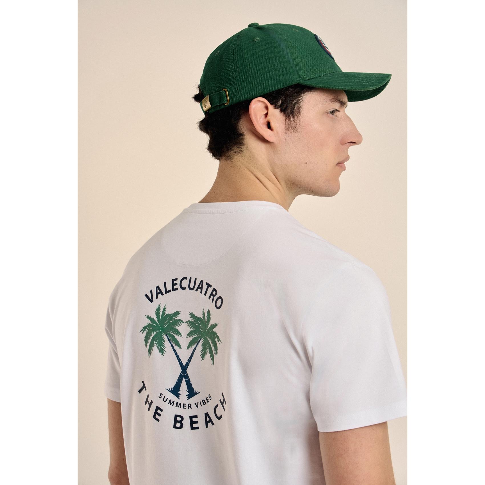 Camiseta Valecuatro Beach blanca