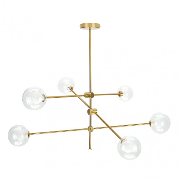 Lampara modelo JERUSALEN de 6xg9 Bronce FABRILAMP
