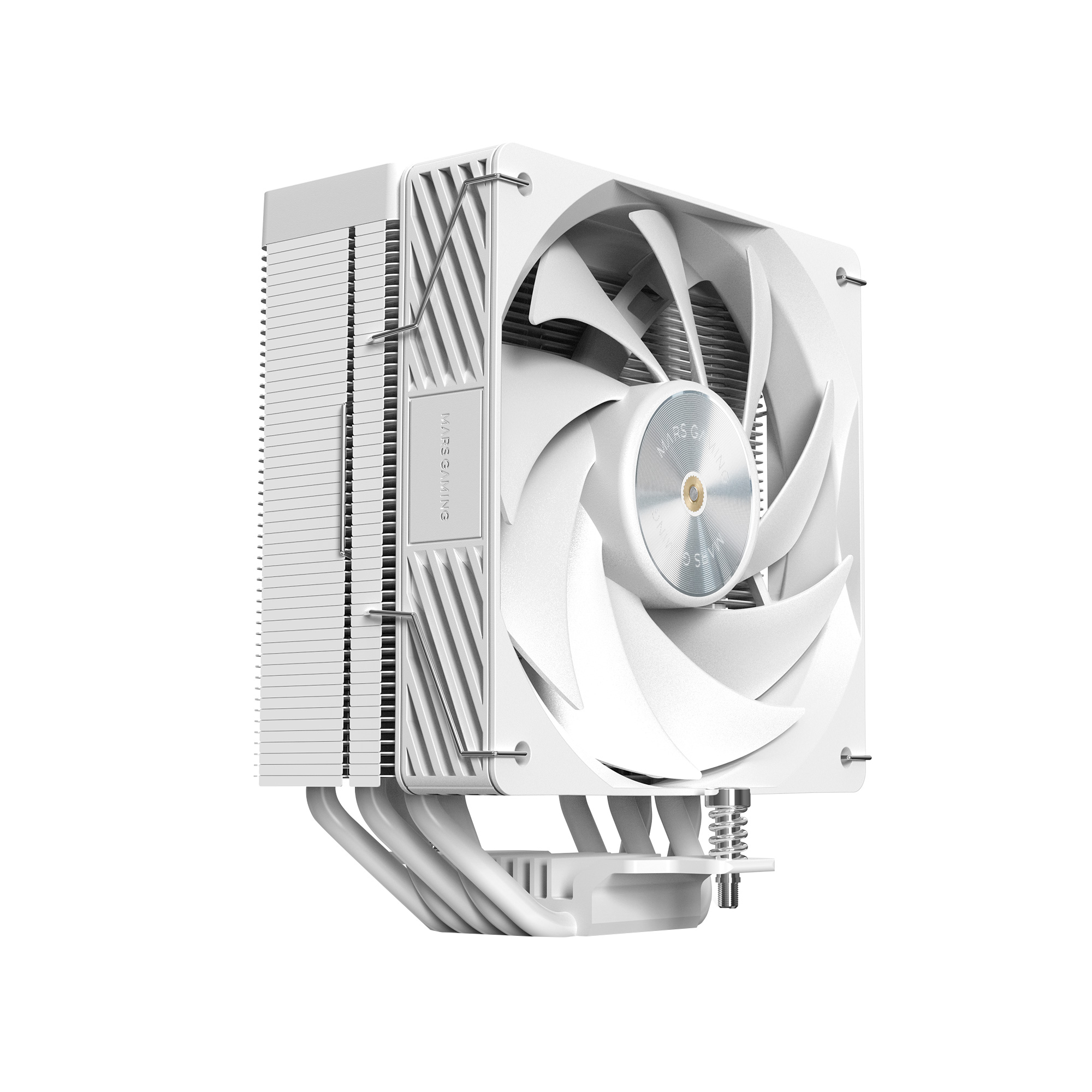 Mars Gaming MCPU-X5, Disipador CPU 280W TDP, 5x Heatpipes HCT Nueva Generación, Ventilador PWM SI Extreme-Silent 120mm, Núcleo de Cobre Hiperbalanceado, Compatibilidad Universal Intel y AMD, Disipador PC Negro o Blanco