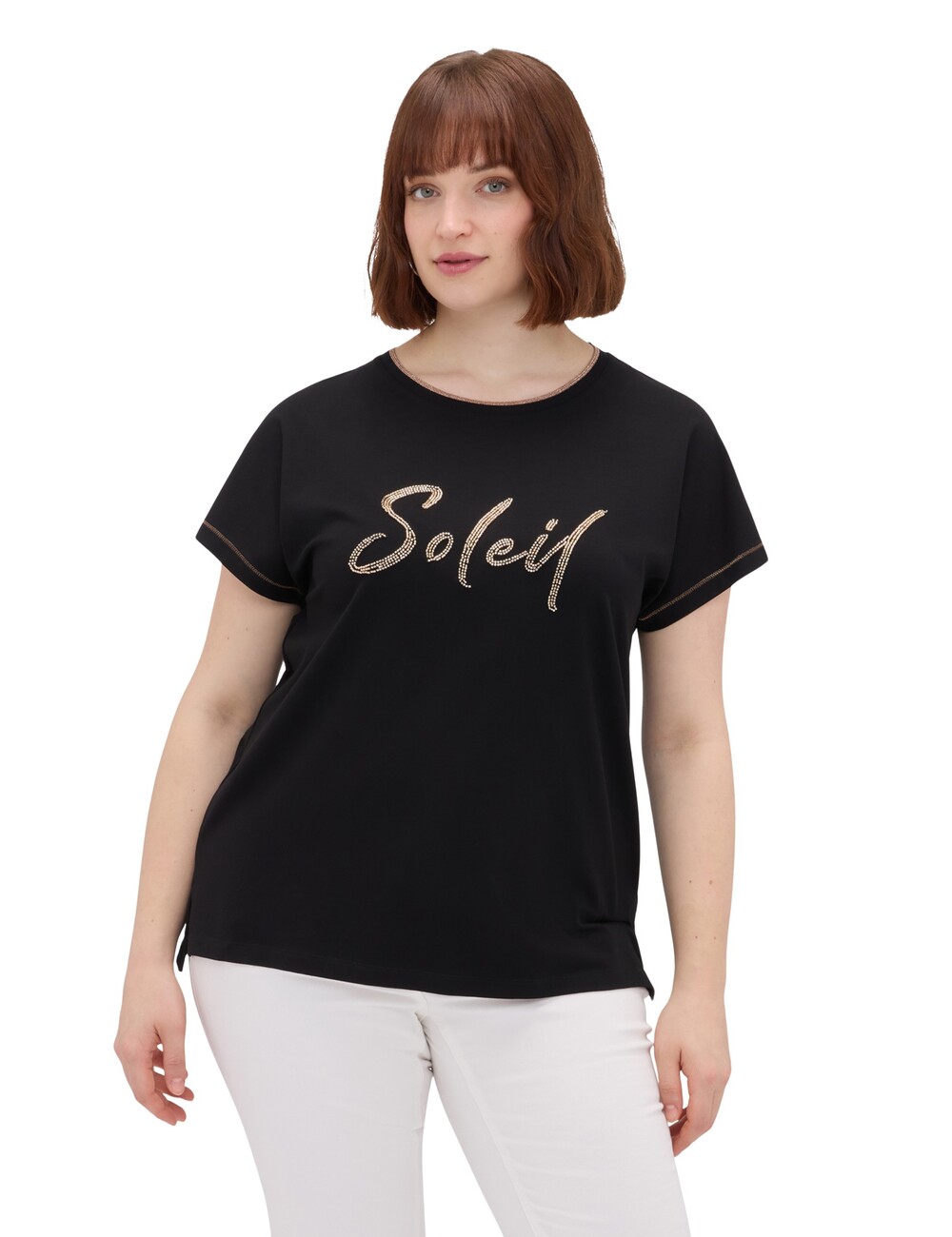 Fiorella Rubino - Camiseta de algodón con estampado Soleil