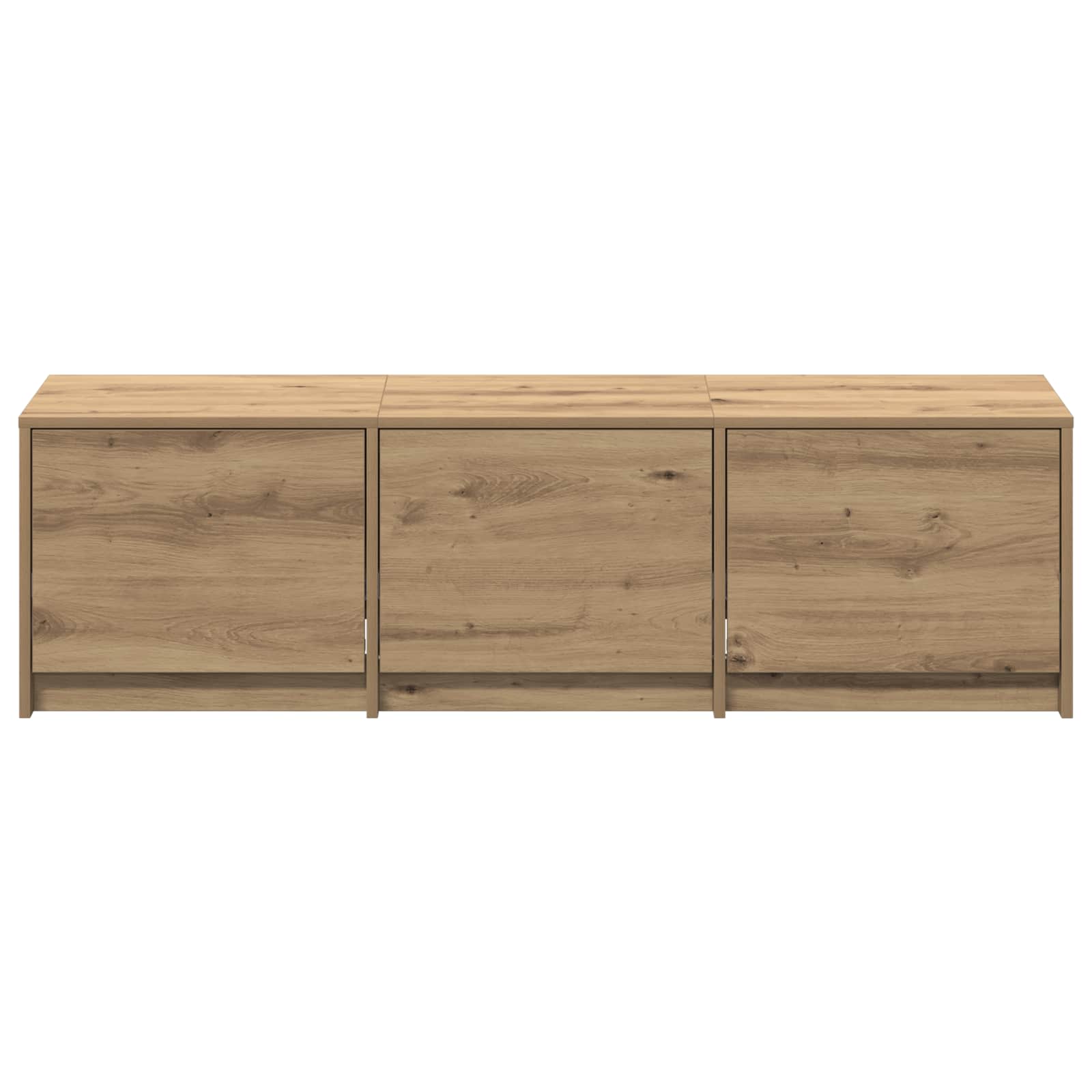 vidaXL Mueble de TV con LED 140 x 34 x 40 cm Madera de ingeniería