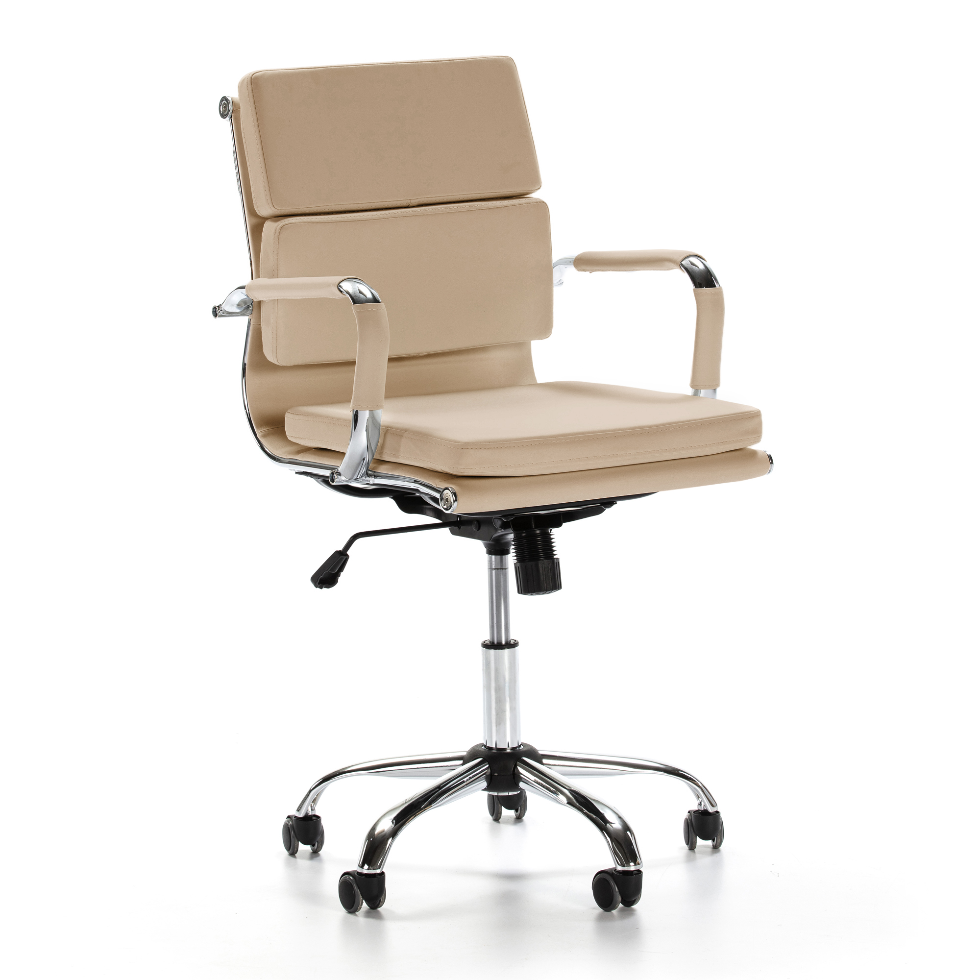 VS Venta-Stock Sillón de Oficina Tapizado Fenix con Ajuste de Altura Milimétrico