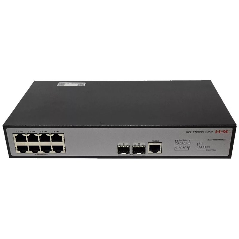 H3c S1850v2-10p-hpwr-ei L2 Ethernet Switch With 8*10/100/100