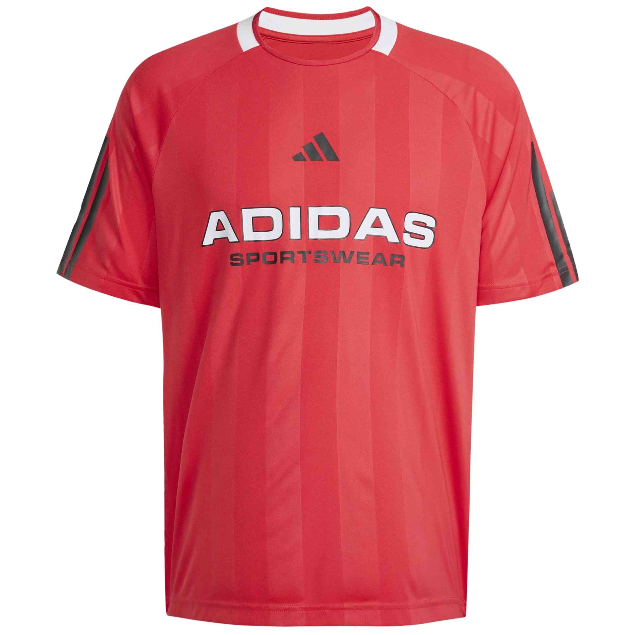 Camiseta De Manga Corta Adidas para Hombre en color Rojo