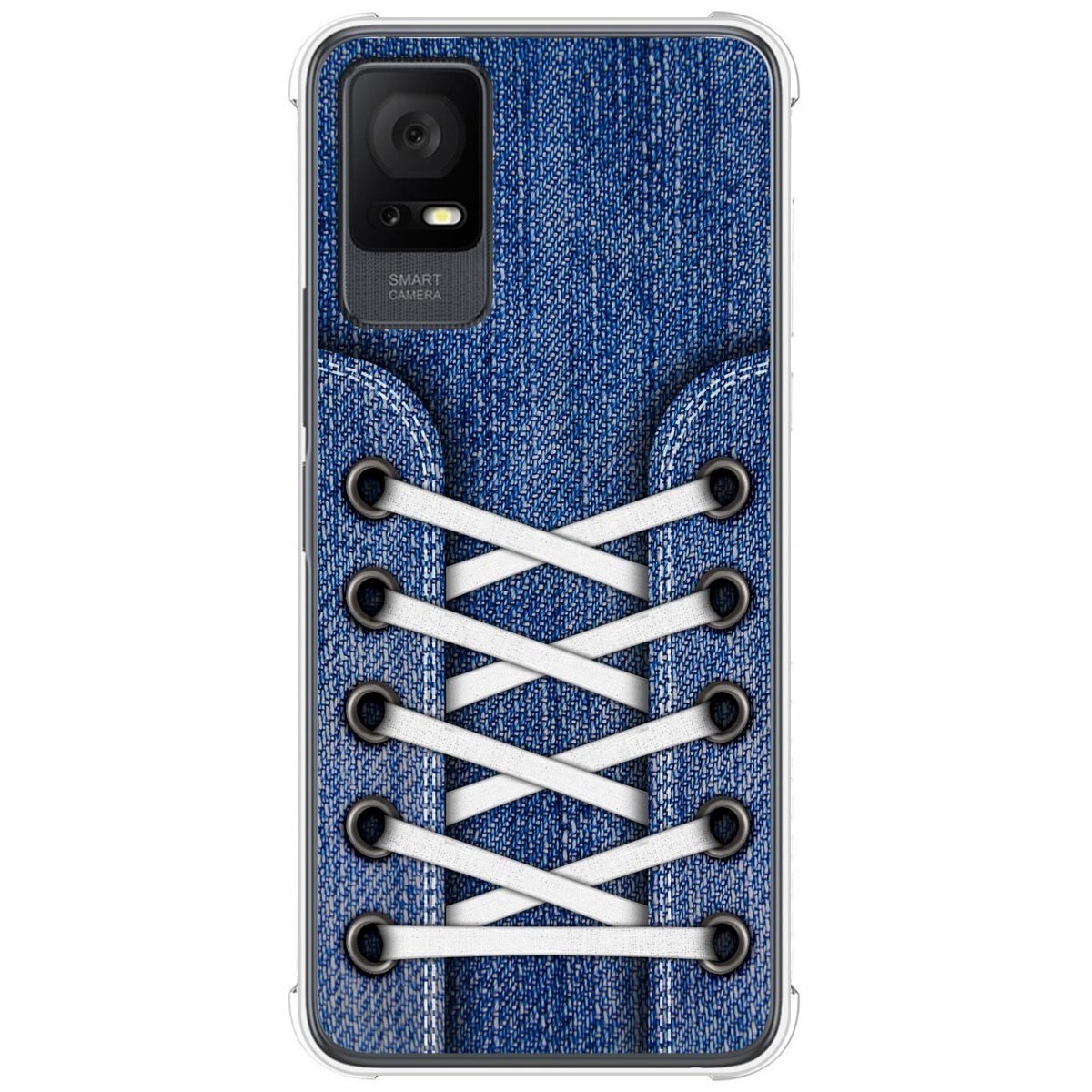 Funda Silicona Antigolpes para TCL 405 diseño Zapatillas 01 Dibujos