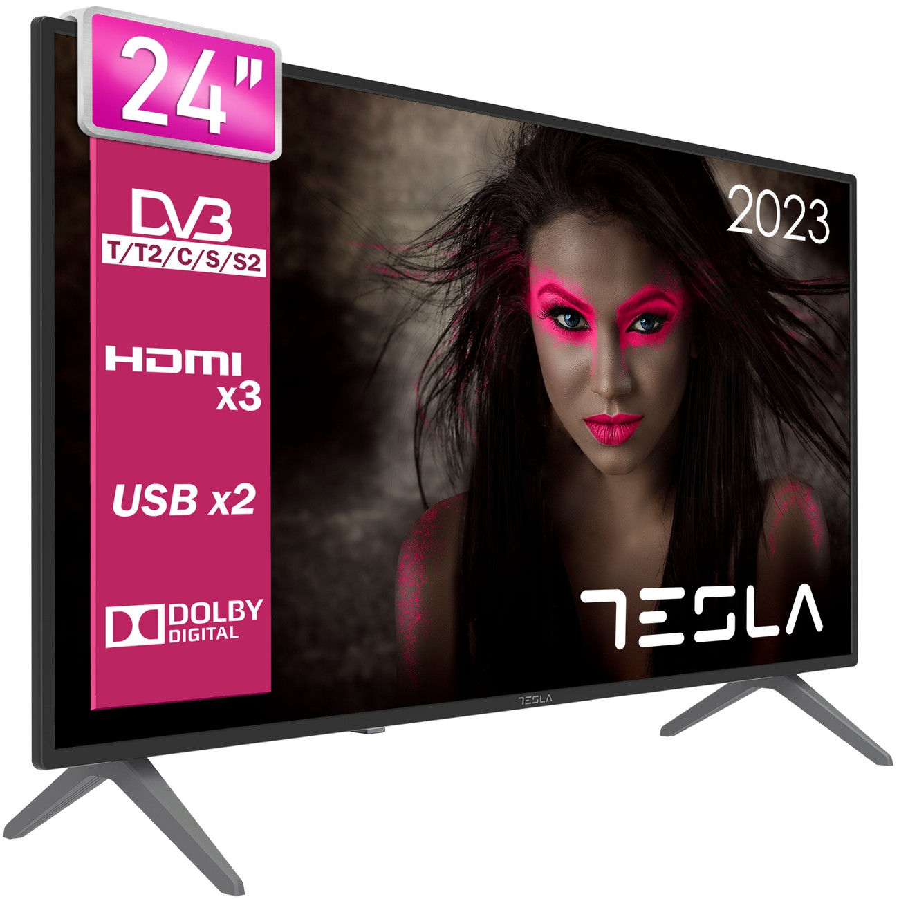 TESLA - Smart TV de 55 (127cm), Televisión Resolución UHD, Android TV 11,  Hey Google Official Assistant, WiFi & Bluetooth, 2 Altavoces 12W