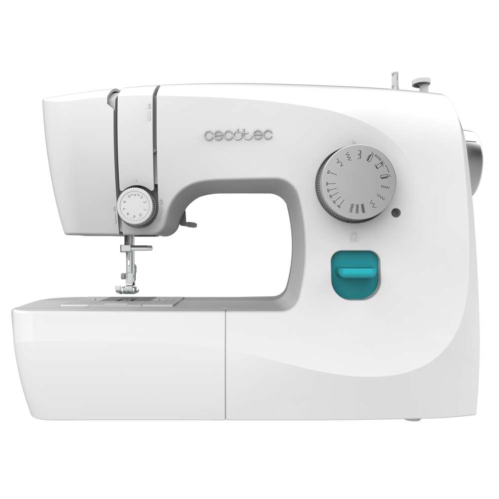 Máquina de Coser Cecotec BelleCouture 1500 con Accesorios y 15 Diseños de Puntada