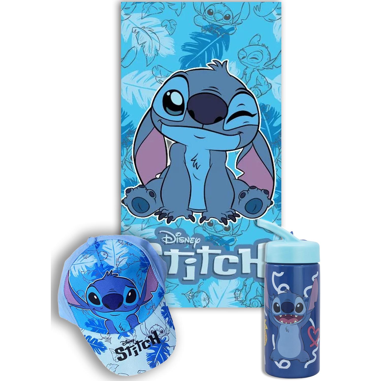 Pack Playa Niño 3 en 1 Toalla Microfibra 140x70 Secado Rápido + Gorra Ajustable + Botella 410ml Set Verano Infantil Piscina Playa Regalo Niños Pokémon Minecraft Stitch Frozen Bluey Dragon Ball Sonic