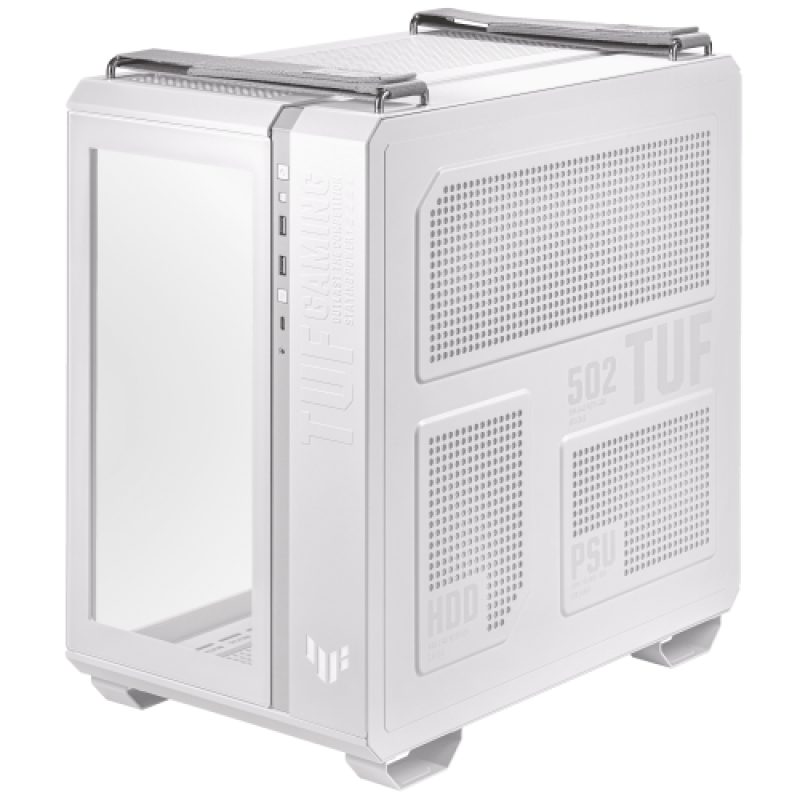 Torre PC ASUS TUF Gaming GT502 PLUS Midi Tower ATX Doble Cristal Templado USB-C Blanca