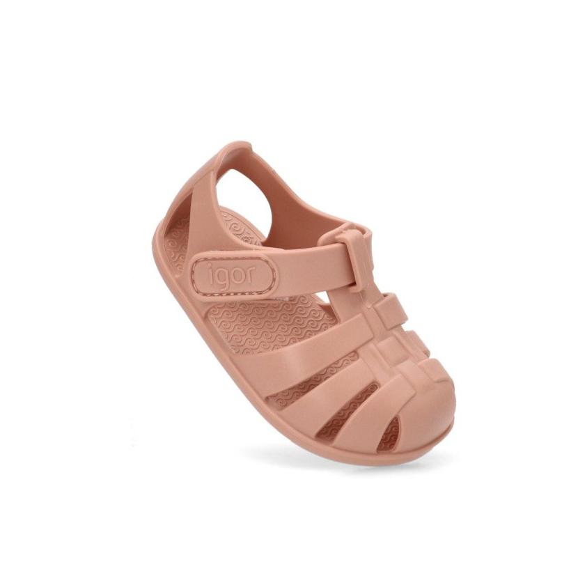Chanclas Sandalias Playa Sandalia Playa Igor - Niña - Suela Plana - Modelo Nemo Solid - Color Rosa